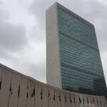 ニューヨークの国連本部ビル。ネタニヤフ首相のICC逮捕状問題を象徴するイメージ